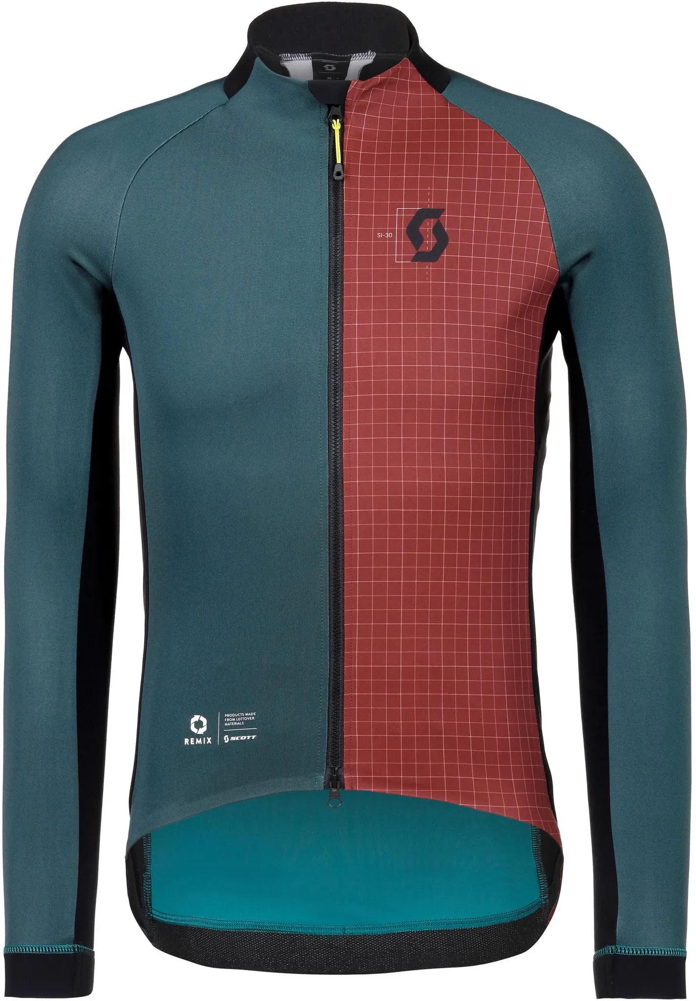 SCOTT RC Pro Warm Fahrradjacke Herren in aruba green-wood red, Größe M - grün