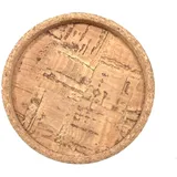 Korkuntersetzer für Gläser und Tassen mit Rand Durchmesser 8cm rund EKB-Kork