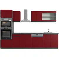 Vicco Küchenzeile R-Line 300 cm Rot