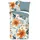 Good Morning Spirit Blumen Blau/Orange 200 x 200 cm + 2 x 80 x 80 cm