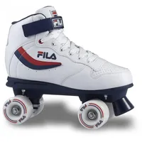 Fila Ace, Rollschuhe Unisex, Erwachsene L Bianco/Blu/Rosso
