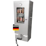 NOWOSmoker Edelstahl Räucherofen Spitzenqualität Made in Germany - Elektrischer Räucherschrank - 110cm Smoker Warm- & Kalträuchern - Optional Holz/Gas - Räucherkammer mit viel Zubehör