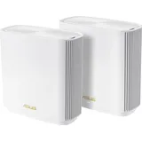 Asus ZenWiFi XT8 WiFi 6 AX6600 (2 Pack), Router, Weiss