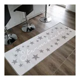 TOPANBIETER 999 Sterneküche 67 x 180 cm Hellgrau