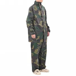 vidaXL Regenbekleidung Herren Tarnfarben L