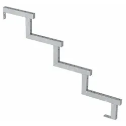 PLUS Treppenwange 4-Stufen - Schritttiefe 28 cm