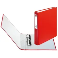 Herlitz Ringbuch mit 2-Ringmechanik, DIN A5, rot, 10 Stück
