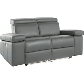 Home Affaire 2-Sitzer HOME AFFAIRE "Kilado", grau, B:172cm H:98cm T:99cm, Sofas, mit Relaxfunktion, verstellbarer Armlehne, Kopfteilverstellung