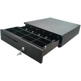10POS Kassenschublade 10POS CP-405N schwarz 405x420x100mm Manuell/Automatisch RJ12 12V