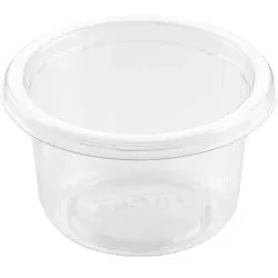 DUNI Fixpack Portionsbecher, rund 161088 , 1 Karton = 20 Packungen à 50 Stück, 110 ml