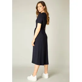 Base Level Wickelkleid Blau 44