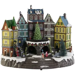 Weihnachtsschmuck DKD Home Decor Bunt Musikalisch 40 x 26 x 32,5 cm