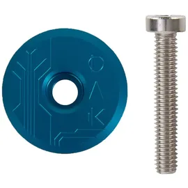 oak components Eternal Top Cap Aluminium Ahead Kappe blau
