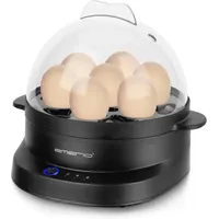EMERIO Eierkocher 7 Eier Schwarz