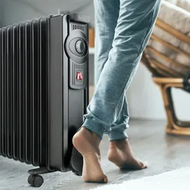 Black & Decker Ölradiator 2000 W schwarz