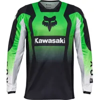 Fox 180 Kawasaki Jersey, schwarz, L