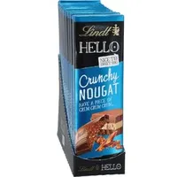 Lindt Tafelschokolade Hello Crunchy Nougat, je 100g, 12 Tafeln