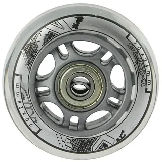 Nils Extreme PU-Rollen 70x24 82A transparentes Set (16-32-014)