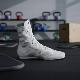 adidas Box Hog 4 Herren Cloud White/Silver Metallic/Core Black 37,5
