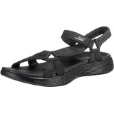 Damen On-the-go 600 Brilliancy Sport Sandalen, Black Textile Trim, 42 EU