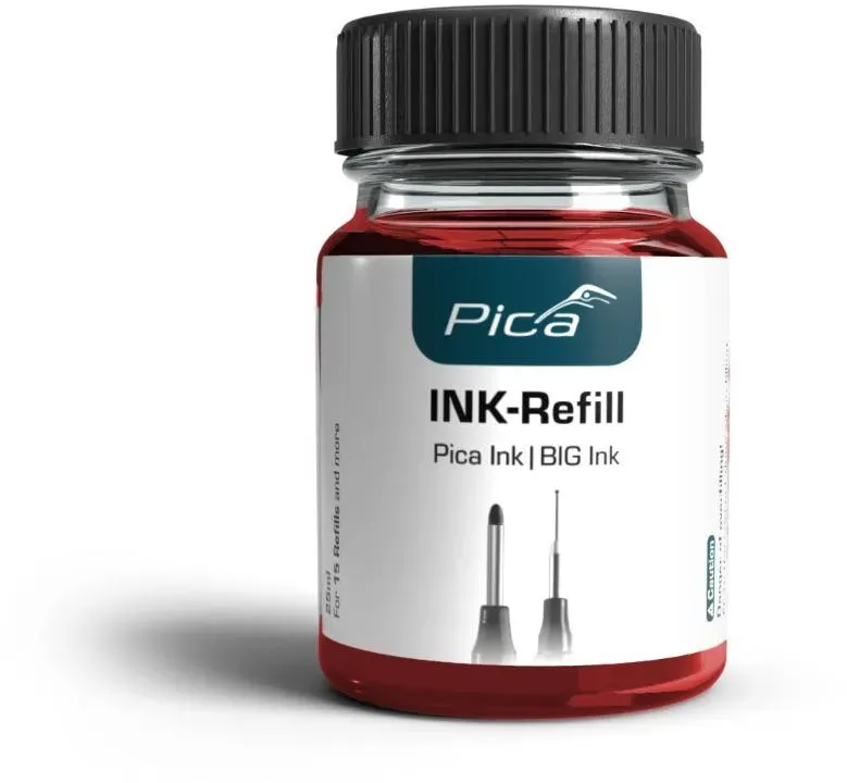 Pica INK / BIG-Ink Nachfülltinten-Set rot - 55840