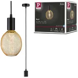 Paulmann Pendelleuchte Ravi IP44 E27 Schwarz matt