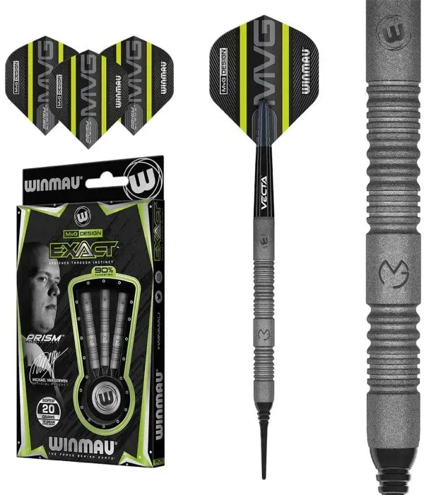 Winmau Dartpfeil Softdart (3er Set) MvG Exact -20g