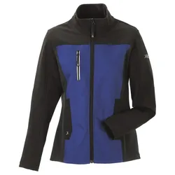 Damen Stretch-Hybridjacke "Norit" - 38 - kornblau/schwarz