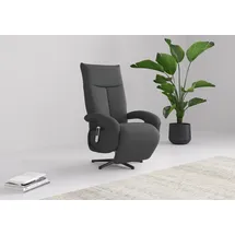 sit&more TV-Sessel Emely Polyester 74 x 112 x 82 cm Grau elektrisch, drehbar