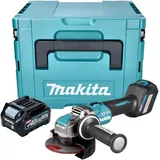 Makita ga 041 GD101 Akku Winkelschleifer 40 v max. 125 mm x-lock Brushless - 1x Akku 2,5 Ah - ohne Ladegerät