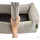 Hunter Hundesofa Trosa L 100 x 80 cm grau