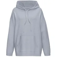 ELBSAND Hoodie Damen rauchblau meliert Gr.36/38