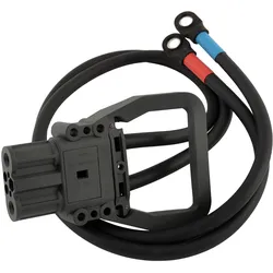 Q-Batteries Dose Euro Din 160A Kupplung 35mm2 grau (mit Endableiter 1500mm) Grif...