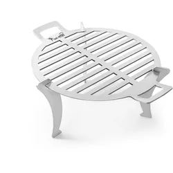 The Favilla TRICA-System: Mobiles-Outdoor Camping Grill mit Edelstahlgehäuse & Stabilem Stand
