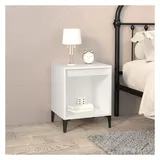 vidaXL Nachtschrank 40 x 35 x 50 cm Weiß