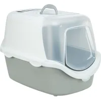 Trixie Katzentoilette Vico Open Top 40 x 40 x 56 cm Hellgrau/Weiß