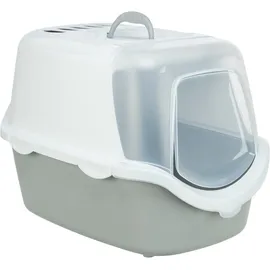 Trixie Katzentoilette Vico Open Top 40 x 40 x 56 cm Hellgrau/Weiß