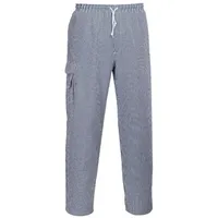 PORTWEST Herren Kochhose kariert 100% Baumwolle Gr. M