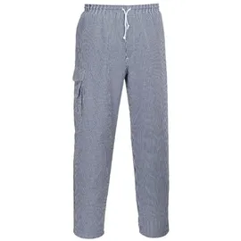 PORTWEST Herren Kochhose kariert 100% Baumwolle Gr. M