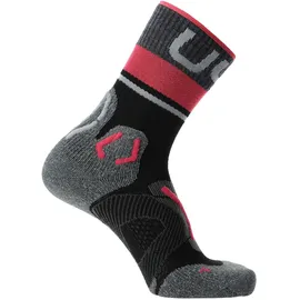 Uyn Trekking One Merino Socken 2 Paar Schwarz/Pink 39-40