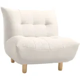 miliboo Sessel YUMI Polyester 0 x 0 x 0 cm Beige