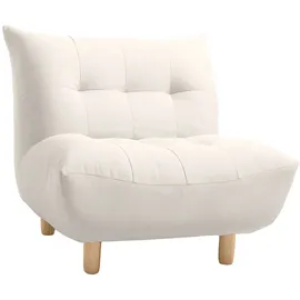 miliboo Sessel YUMI Polyester 0 x 0 x 0 cm Beige