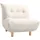 miliboo Sessel YUMI Polyester 0 x 0 x 0 cm Beige