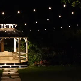 ETC Shop Lichterkette Kugeln weiß Leuchtkette Balkon Deko LED Lichterkette Garten, Kugeln 4 cm, 30x LED warmweiß, L 820 cm