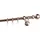 GARESA Gardinenstange GARESA "ANDREA", silber (mattnickelfarben), L:410cm Ø:20mm, Metall, Gardinenstangen, Vorhanggarnitur, verlängerbar, Endknopf Kugel lang, mit Ringen