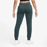 Nike Jogginghose NIKE SPORTSWEAR "CLUB FLEECE WOMEN'S SHINE MID-RISE PANTS" Gr. L (42/44), N-Gr, grün (deep jungle) Damen Hosen