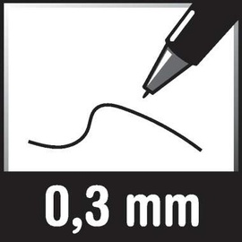 Pilot Pen PILOT FriXion Ball 4 Tintenroller schwarz 0,25 mm, Schreibfarbe: farbsortiert, 1 St.