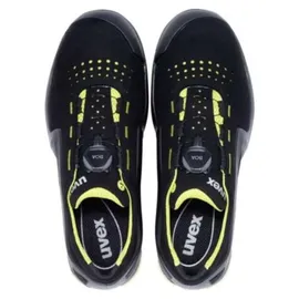 Uvex 1 x-tended support BOA 6568 6568245 Sicherheitshalbschuh S1P Schuhgröße (EU): 45 Schwarz/Gelb Paar