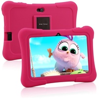 PRITOM K7 7 Zoll Kinder Tablet Android 10 Tablet PC 16 GB ROM Quad Core Tablets WiFi Tablet für Kinder,Rosa