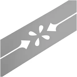 zaun|zu® Sichtschutzstreifen 2,55 m Lichtgrau